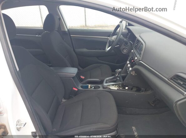 5NPD74LF2LH610820 2020 HYUNDAI ELANTRA White წინა სალონის ხედი