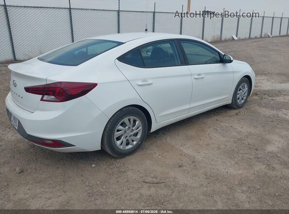 5NPD74LF2LH610820 2020 HYUNDAI ELANTRA White უკანა მარჯვენა