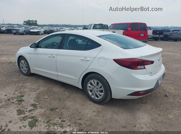 5NPD74LF2LH610820 2020 HYUNDAI ELANTRA White უკანა მარცხენა