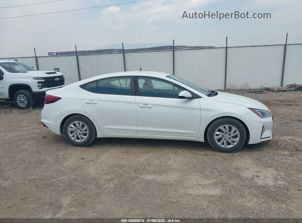 5NPD74LF2LH610820 2020 HYUNDAI ELANTRA White უკანა სალონის ხედი