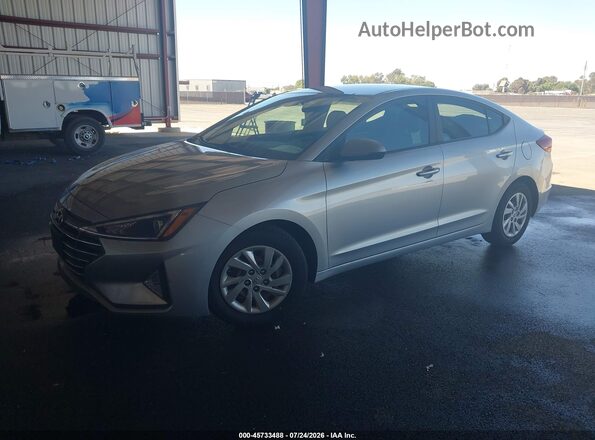5NPD74LF2LH612146 2020 HYUNDAI ELANTRA Silver წინა მარცხენა ხედი სამი მეოთხედიდან