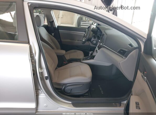 5NPD74LF2LH612518 2020 HYUNDAI ELANTRA Silver Вид салону спереду