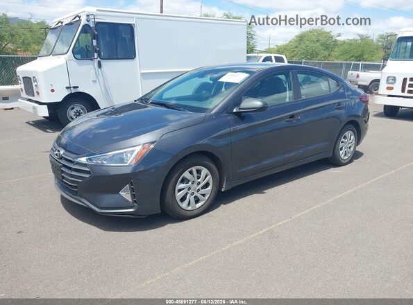 5NPD74LF2LH613345 2020 HYUNDAI ELANTRA Gray წინა მარცხენა ხედი სამი მეოთხედიდან