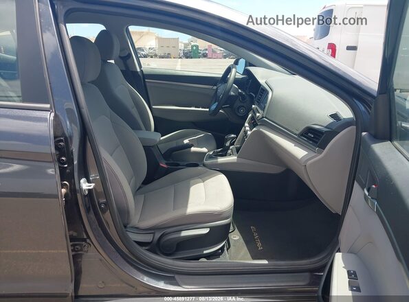 5NPD74LF2LH613345 2020 HYUNDAI ELANTRA Gray წინა სალონის ხედი