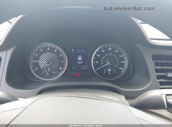 5NPD74LF2LH613345 2020 HYUNDAI ELANTRA Gray უკანა სავარძლების ხედი