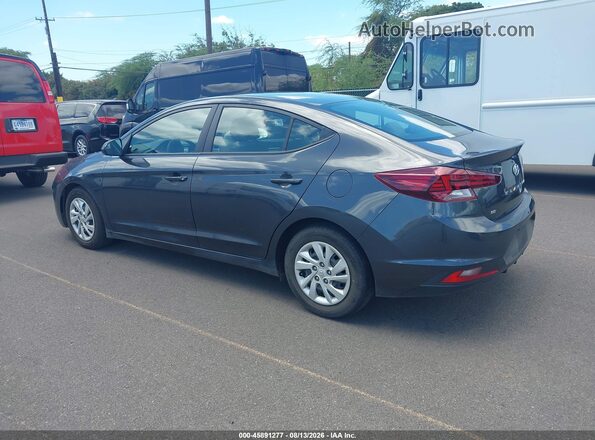 5NPD74LF2LH613345 2020 HYUNDAI ELANTRA Gray უკანა მარცხენა