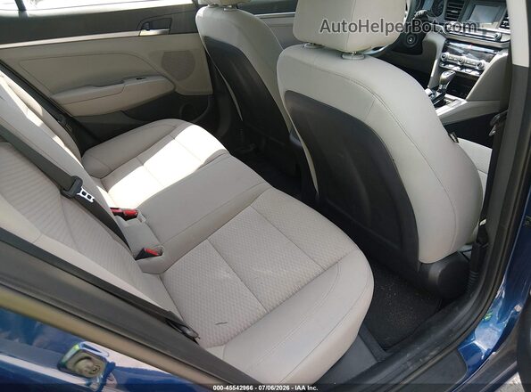5NPD74LF2LH615855 2020 HYUNDAI ELANTRA Blue VIN կոդի պիտակի տեսք