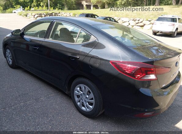 5NPD74LF2LH618013 2020 HYUNDAI ELANTRA Black Հետևի ձախ