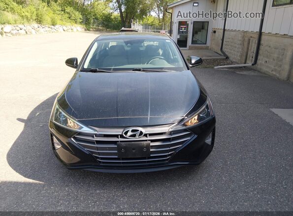 5NPD74LF2LH618013 2020 HYUNDAI ELANTRA Black Սարքավորումների վահանակի տեսք