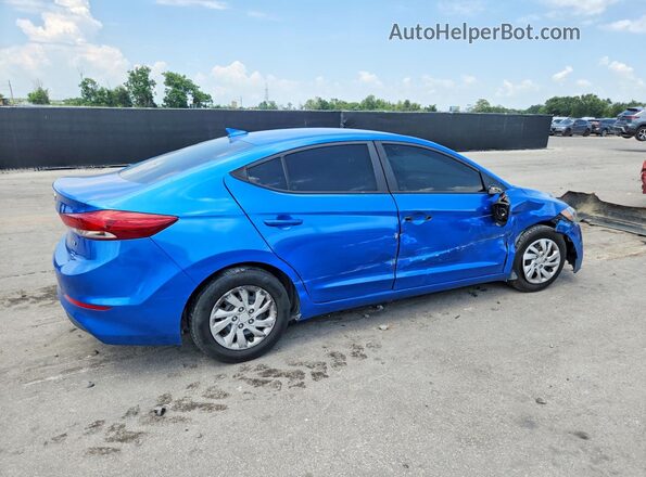 5NPD74LF3HH125769 2017 HYUNDAI ELANTRA Blue Trasero derecho