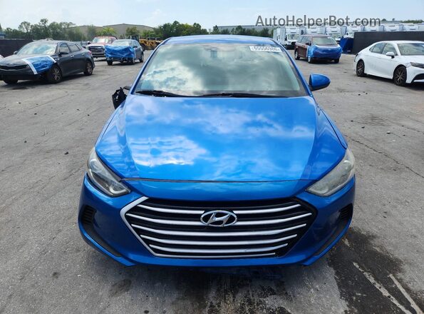 5NPD74LF3HH125769 2017 HYUNDAI ELANTRA Blue Vista frontal
