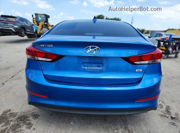 5NPD74LF3HH125769 2017 HYUNDAI ELANTRA Blue Vista trasera