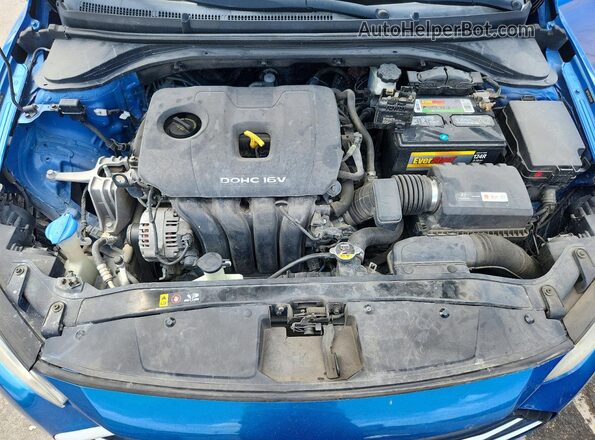 5NPD74LF3HH125769 2017 HYUNDAI ELANTRA Blue Vista interior trasera