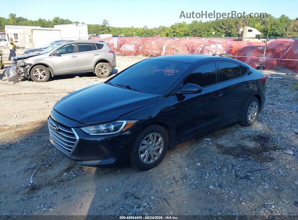5NPD74LF3HH126419 2017 HYUNDAI ELANTRA Black Передня ліва чверть