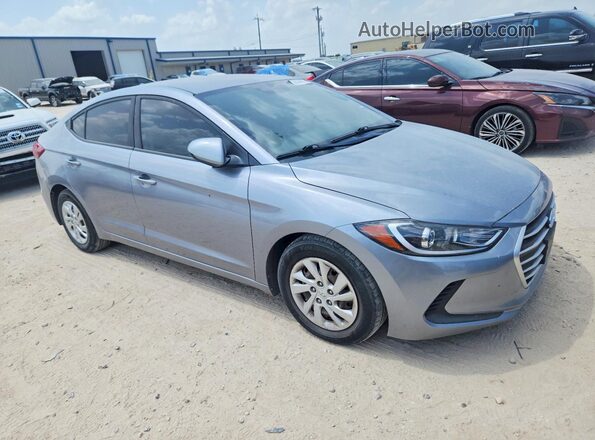 5NPD74LF3HH127313 2017 HYUNDAI ELANTRA Серебряный Передняя правая четверть