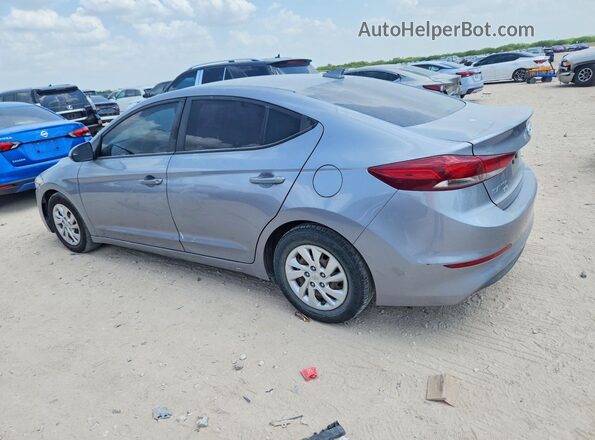 5NPD74LF3HH127313 2017 HYUNDAI ELANTRA Серебряный Задняя левая четверть