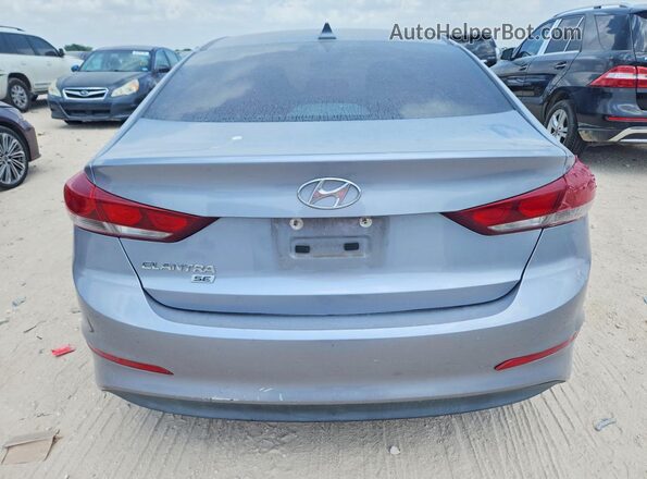 5NPD74LF3HH127313 2017 HYUNDAI ELANTRA Серебряный Вид сзади