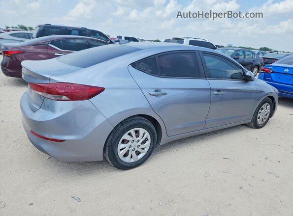 5NPD74LF3HH127313 2017 HYUNDAI ELANTRA Серебряный Задняя правая четверть