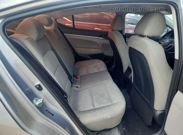 5NPD74LF3HH127313 2017 HYUNDAI ELANTRA Серебряный Вид задних сидений