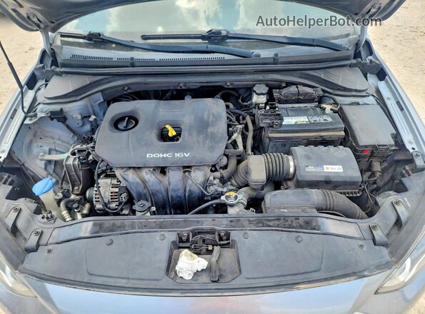 5NPD74LF3HH127313 2017 HYUNDAI ELANTRA Серебряный Вид задней части салона