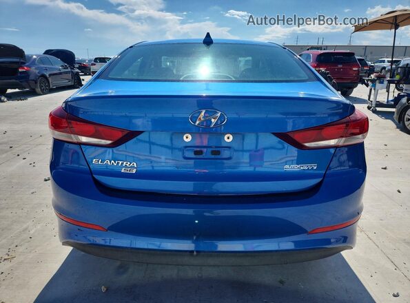 5NPD74LF3HH168475 2017 HYUNDAI ELANTRA Blue Rear view