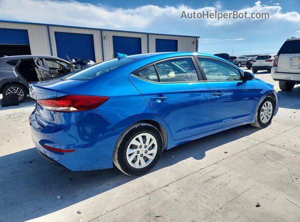 5NPD74LF3HH168475 2017 HYUNDAI ELANTRA Blue Rear right