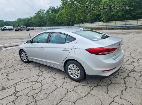5NPD74LF3HH172588 2017 HYUNDAI ELANTRA Silver უკანა მარცხენა