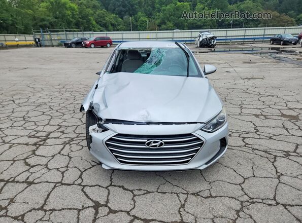 5NPD74LF3HH172588 2017 HYUNDAI ELANTRA Silver წინა ხედი