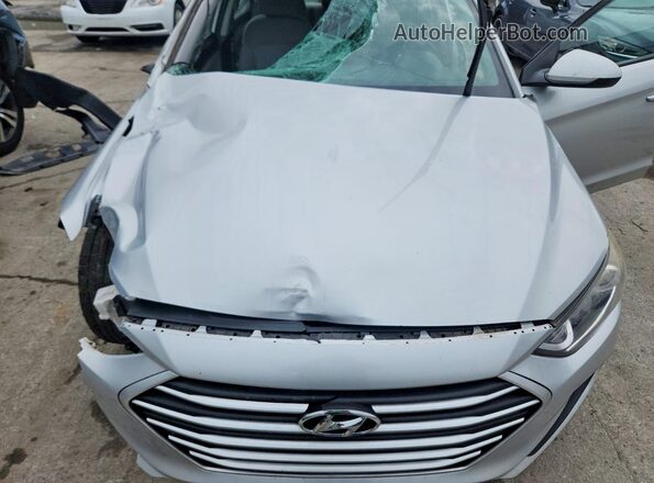5NPD74LF3HH172588 2017 HYUNDAI ELANTRA Silver უკანა სალონის ხედი