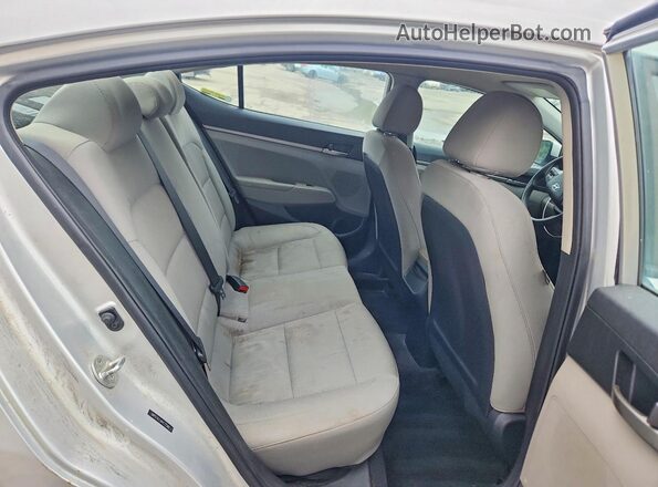 5NPD74LF3HH172588 2017 HYUNDAI ELANTRA Silver უკანა სავარძლების ხედი