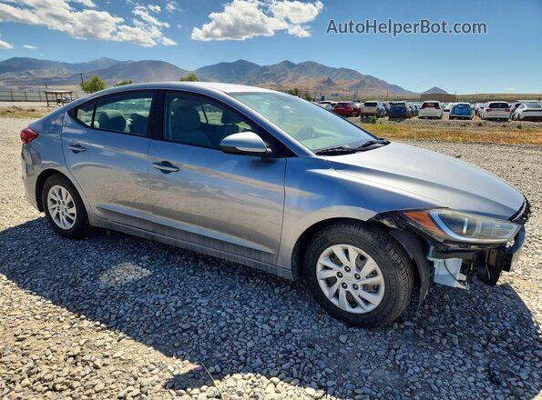 5NPD74LF3HH190248 2017 HYUNDAI ELANTRA Gray Front right