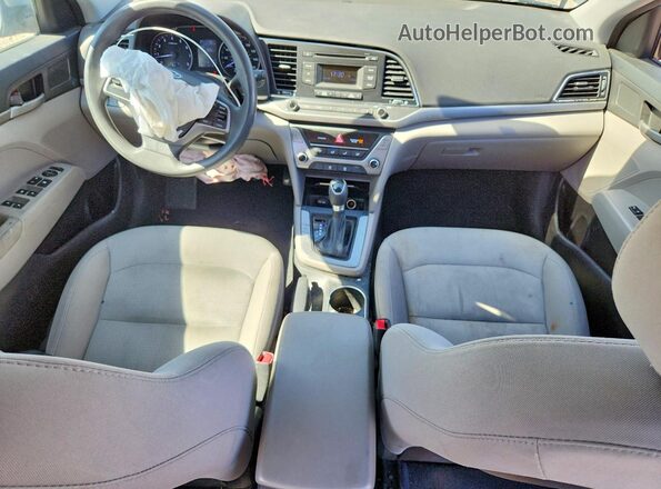 5NPD74LF3HH190248 2017 HYUNDAI ELANTRA Gray Dashboard view