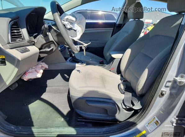 5NPD74LF3HH190248 2017 HYUNDAI ELANTRA Gray Front interior view