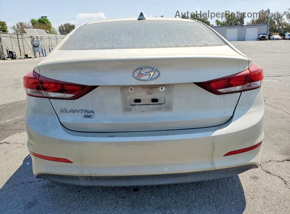 5NPD74LF3HH190329 2017 HYUNDAI ELANTRA Beige Vista trasera