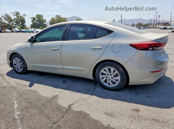 5NPD74LF3HH190329 2017 HYUNDAI ELANTRA Beige Trasero izquierdo