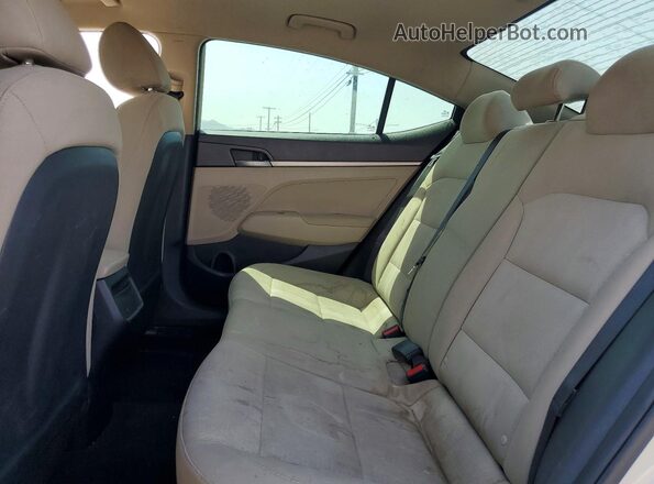 5NPD74LF3HH190329 2017 HYUNDAI ELANTRA Beige Vista de los asientos traseros