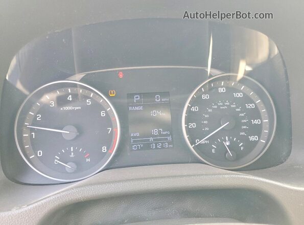 5NPD74LF3HH190329 2017 HYUNDAI ELANTRA Beige Vista del cuadro de instrumentos