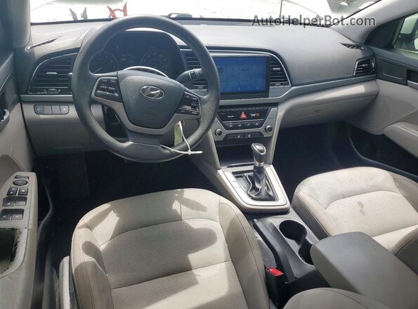 5NPD74LF3HH194459 2017 HYUNDAI ELANTRA White Вид панелі приладів