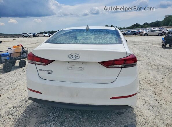 5NPD74LF3HH194459 2017 HYUNDAI ELANTRA White Вид ззаду