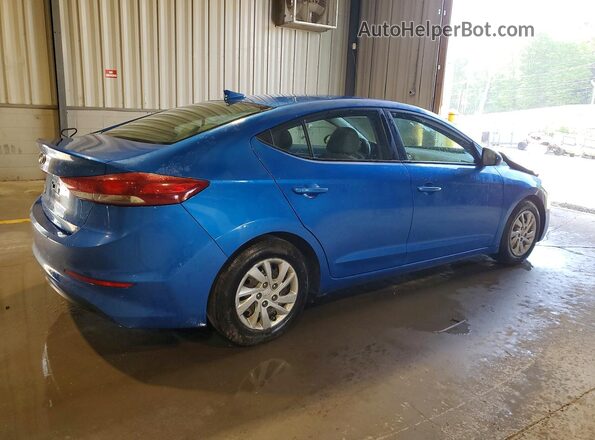 5NPD74LF3HH200194 2017 HYUNDAI ELANTRA Синий Задняя правая четверть