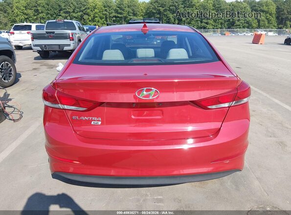 5NPD74LF3HH201300 2017 HYUNDAI ELANTRA Red 