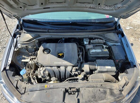 5NPD74LF3HH208246 2017 HYUNDAI ELANTRA Серый Вид задней части салона