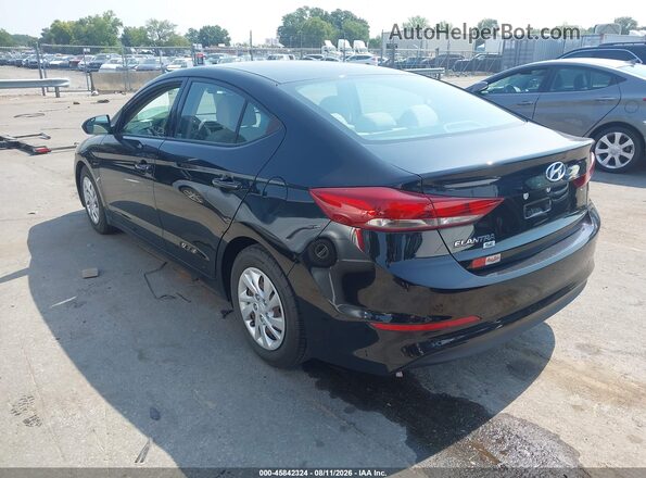 5NPD74LF3JH225151 2018 HYUNDAI ELANTRA Черный Задняя левая четверть