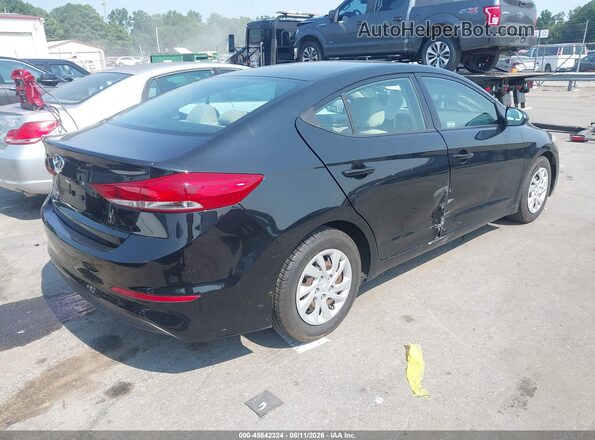 5NPD74LF3JH225151 2018 HYUNDAI ELANTRA Черный Задняя правая четверть