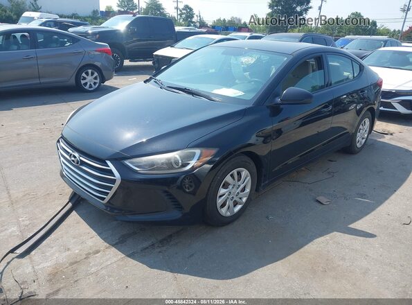 5NPD74LF3JH225151 2018 HYUNDAI ELANTRA Черный Передняя левая четверть