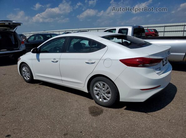 5NPD74LF3JH234836 2018 HYUNDAI ELANTRA Белый Задняя левая четверть