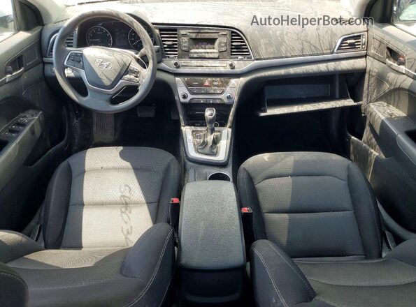 5NPD74LF3JH234836 2018 HYUNDAI ELANTRA Белый Вид панели приборов