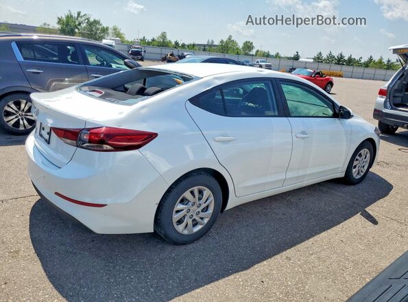 5NPD74LF3JH234836 2018 HYUNDAI ELANTRA Белый Задняя правая четверть
