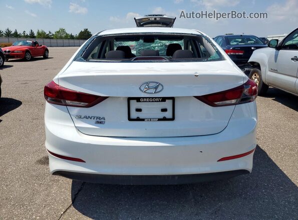 5NPD74LF3JH234836 2018 HYUNDAI ELANTRA Белый Вид сзади