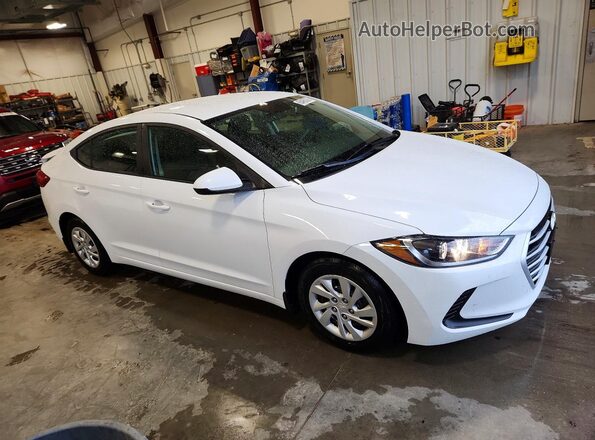 5NPD74LF3JH236666 2018 HYUNDAI ELANTRA White Front right